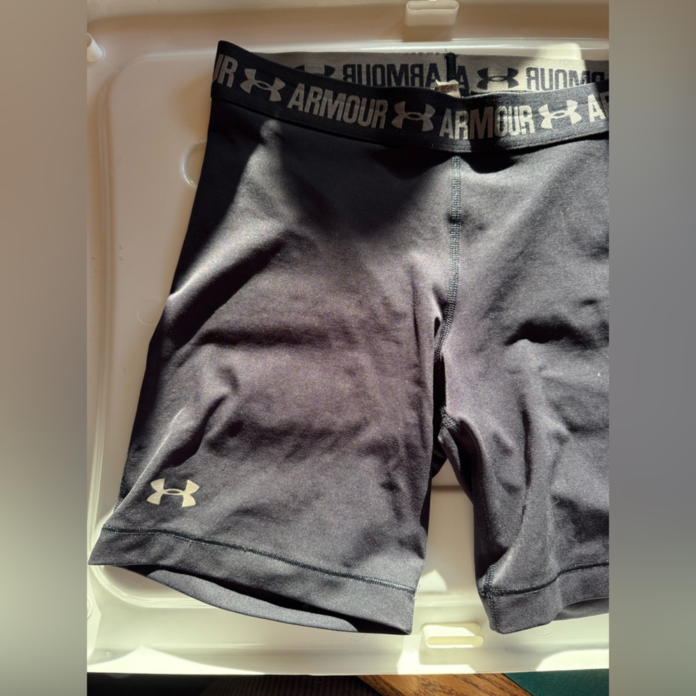 Under Armour Gray Compression biker Shorts